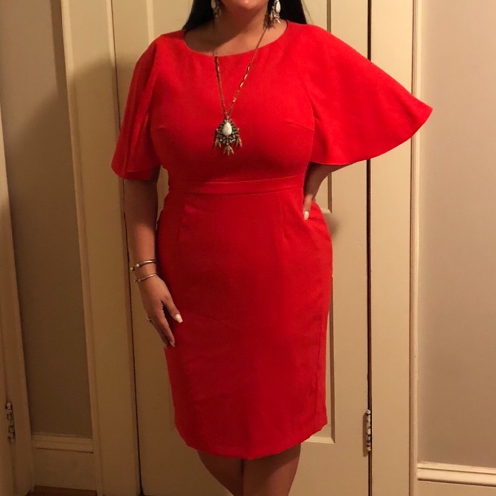 Red dress